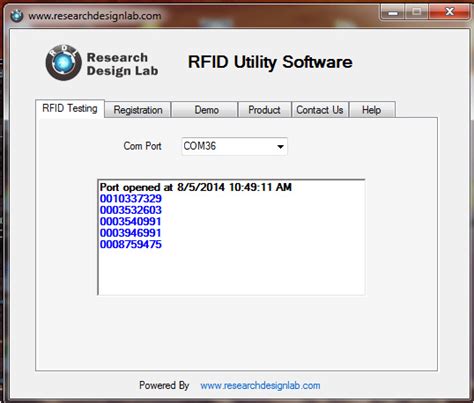 rfid reader connect pc|rfid usb reader software download.